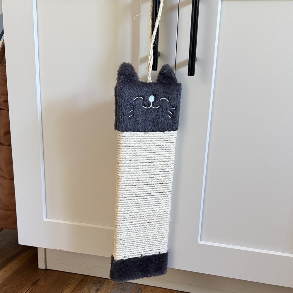 Cat Shaped Hanging Scratcher
